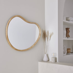 Miroir organique bois de sapin 95cm JACOB