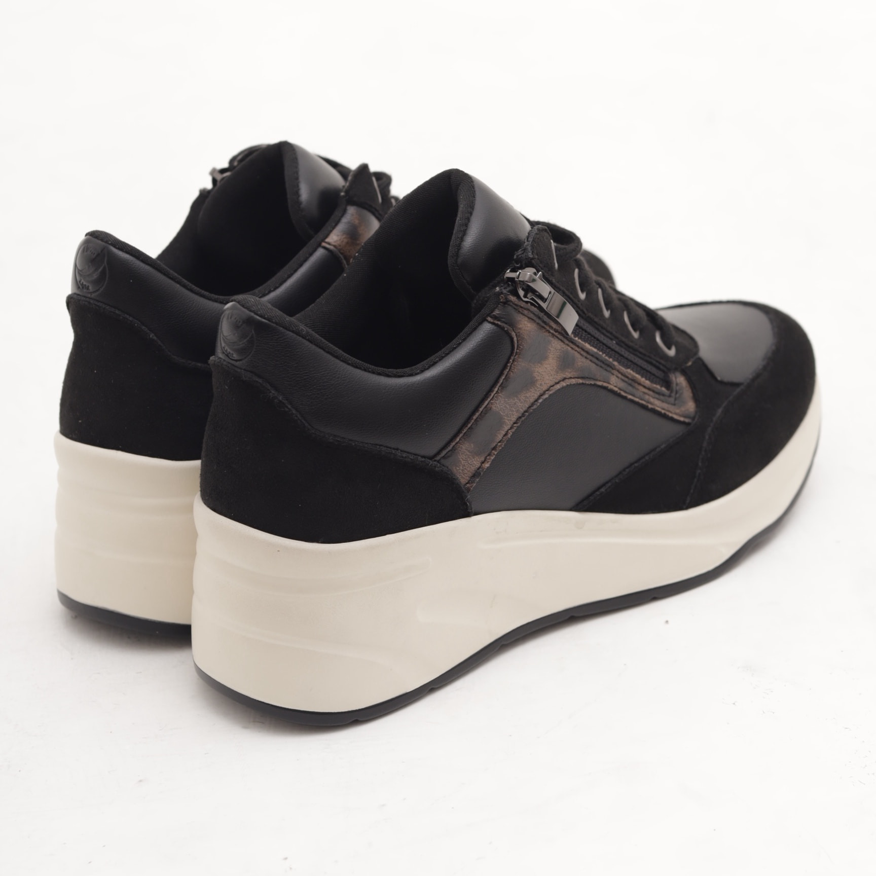 SNEAKERS ALTA ZIP NERO