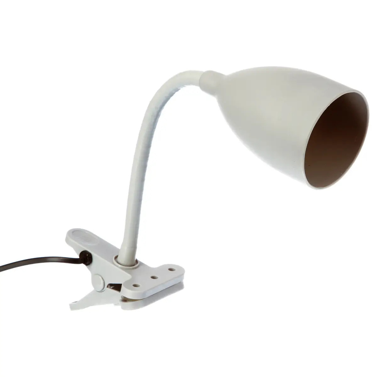 Lampe pince "Sily" grise - sillicone H43 cm