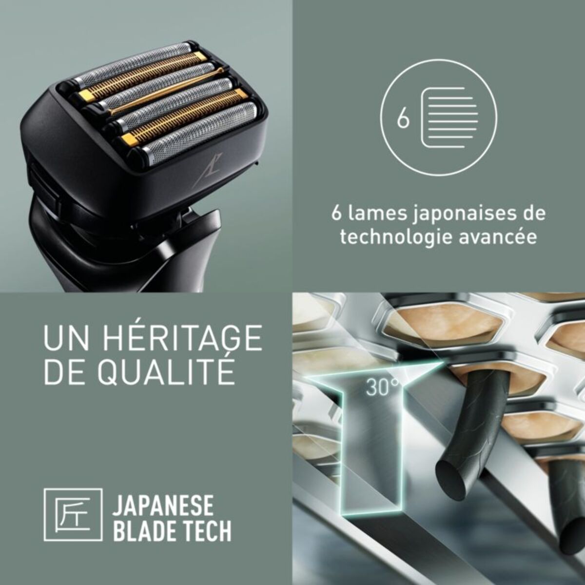 Rasoir électrique PANASONIC 6 lames ES-LS6A-K803