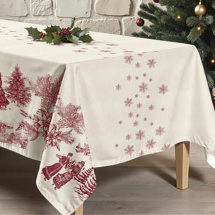 Nappe anti-taches Christmas toile vp-101