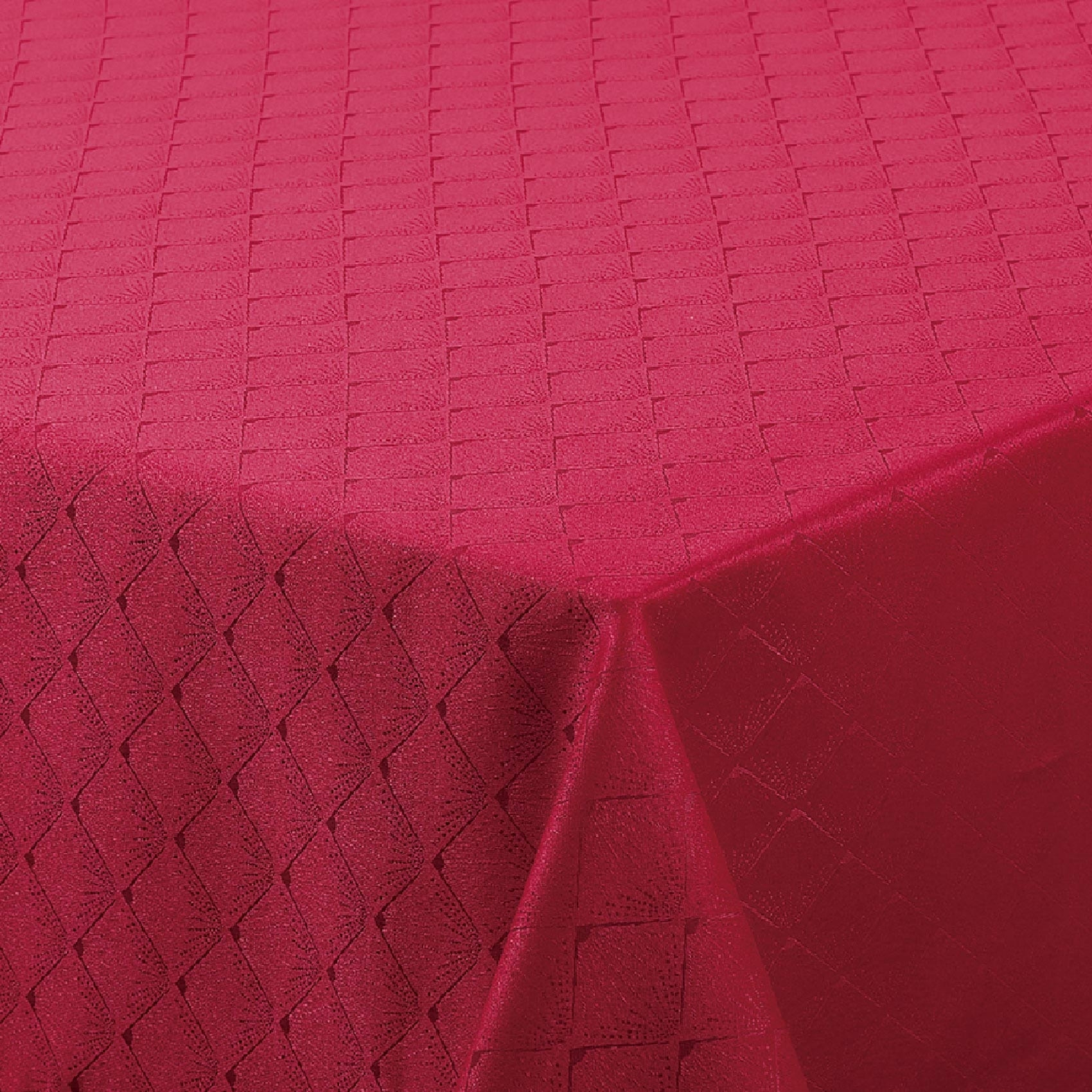 Nappe rectangulaire extérieure esprit bord de mer - Rouge