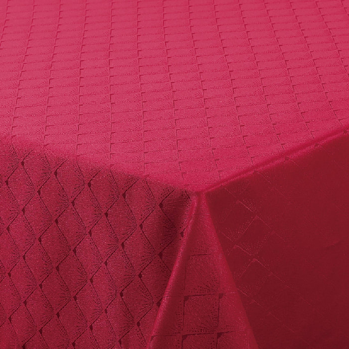 Nappe rectangulaire extérieure esprit bord de mer - Rouge