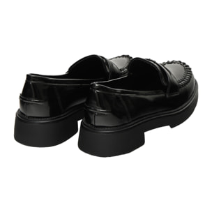 Mocassini con intreccio- tacco 4,5 cm