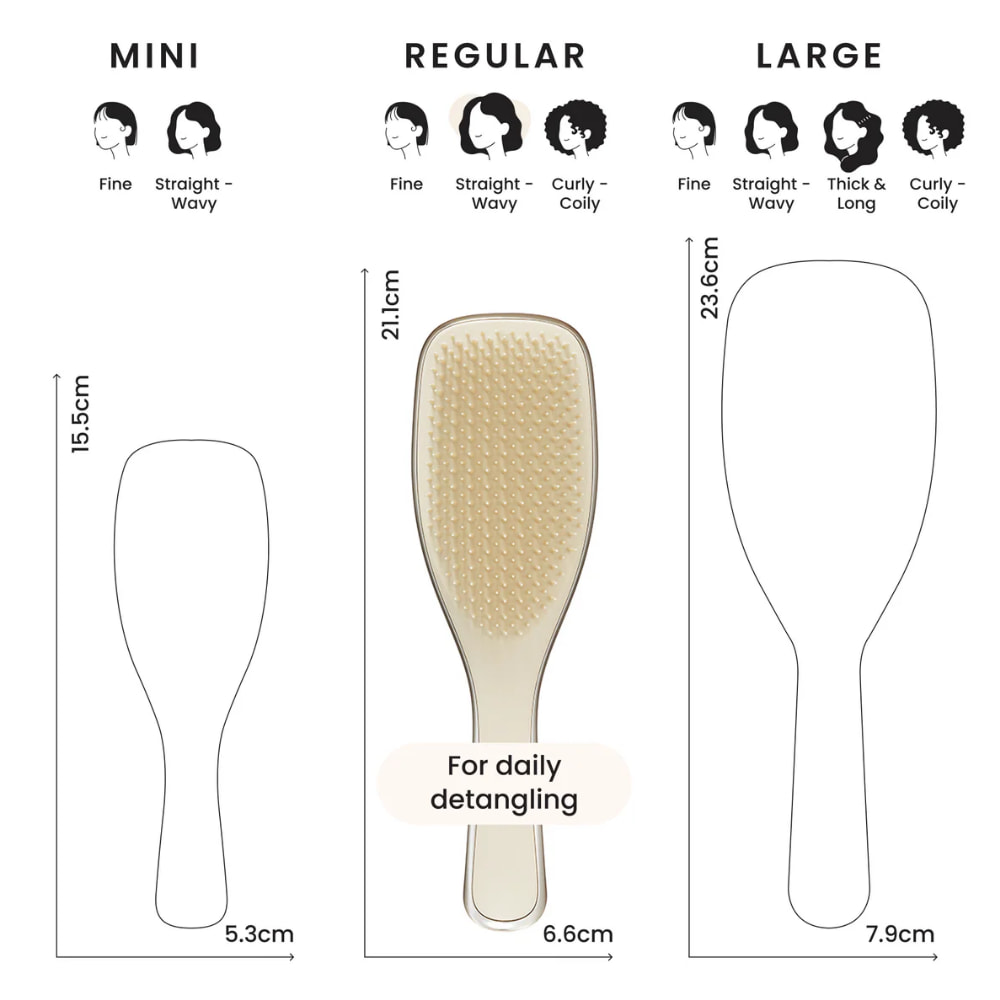TANGLE TEEZER The Ultimate Detangler Chrome Champagne Gold