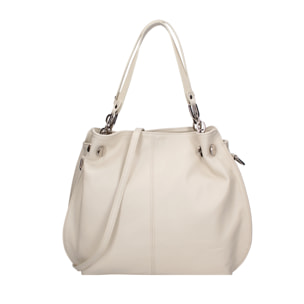 Borsa a spalla da Donna Charlotta in Vera Pelle Made in Italy 30x38x12 cm