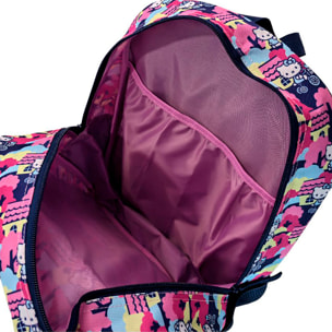 Hello Kitty Mochila Primaria con doble compartimento adaptable a carro.