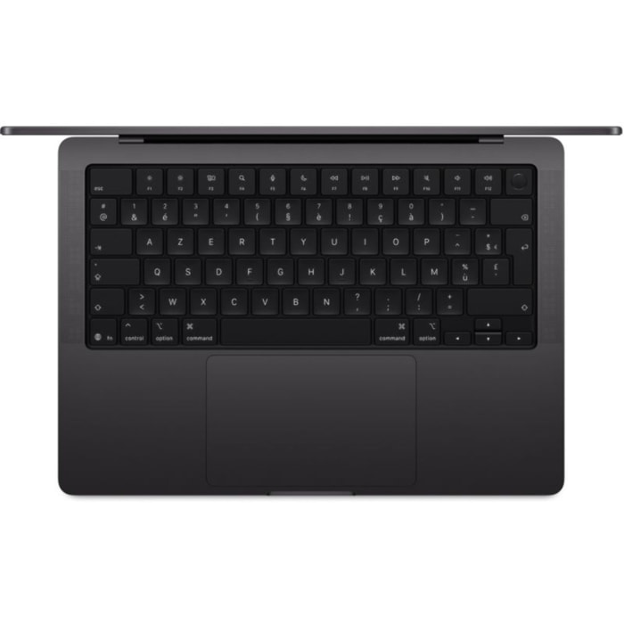 Ordinateur Apple MACBOOK Pro 14" Puce M5 CPU 10 / GPU 10 coeurs Mémoire RAM 16Go Stockage 512Go SSD XDR Noir sidéral