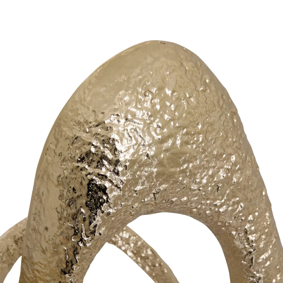 Objet déco Dana 21x12,5x34,5cm marbre et aluminium doré