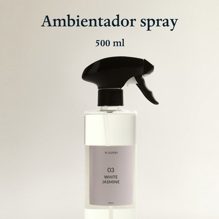 Difusor spray de 500ml aroma jazmín blanco scalpers