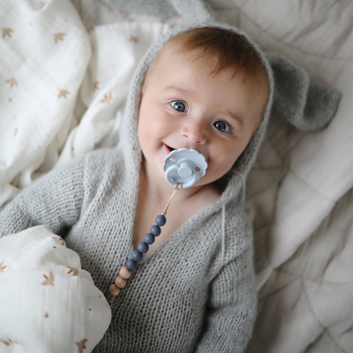 Frigg Pack 2 Chupetes Block Silicona Daisy