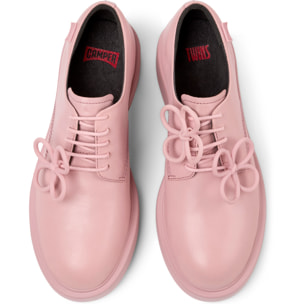 Zapatos de cordones - CAMPER Dean Twins - Rosa - Cuero liso