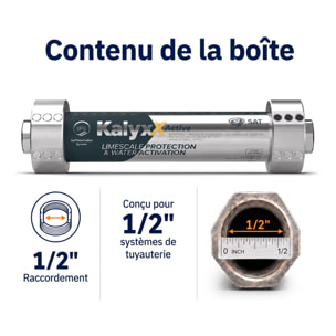 Alternative adoucisseur d'eau KalyxX Active 1/2" (IPSKXFRAG12)