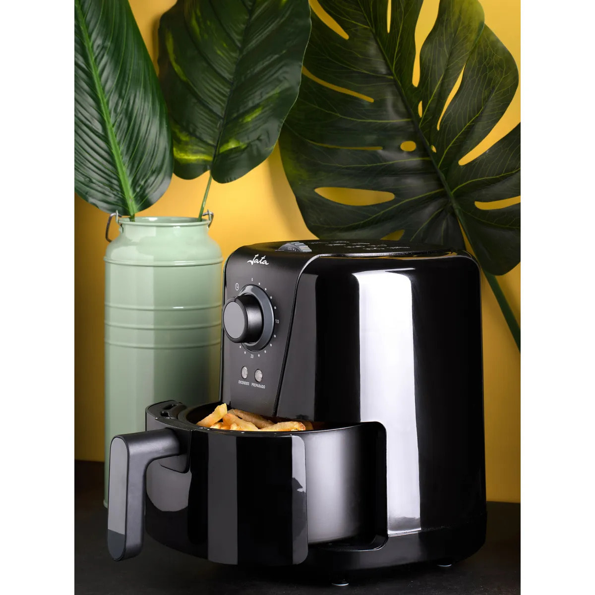Freidora de aire JATA JEFR1221 de 1,5 litros. Temperatura hasta 200º. Con temporizador