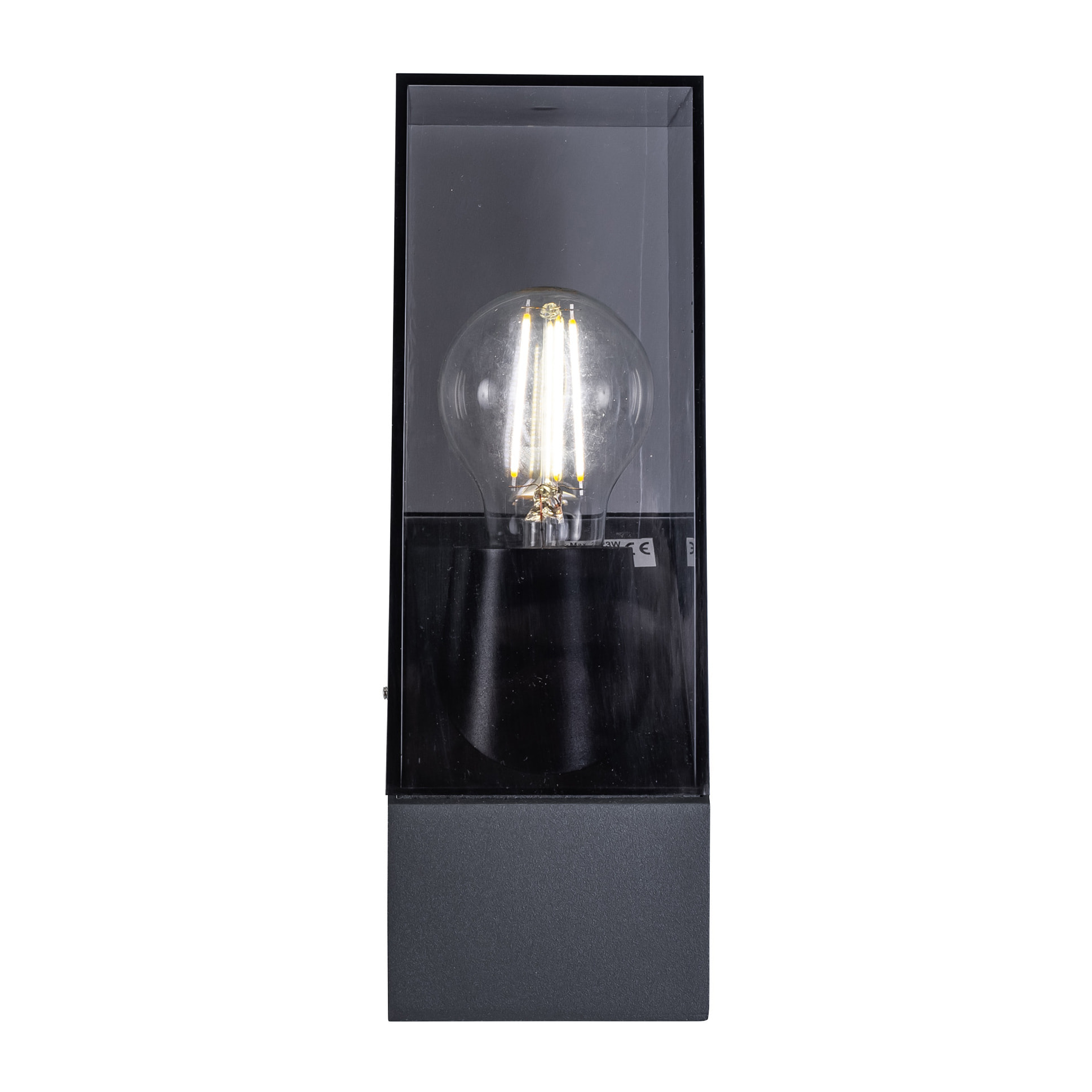 Forlight Aplique Exterior IP54 LED 15W Gris Urbano E27 para Jardín, Terraza, Entrada