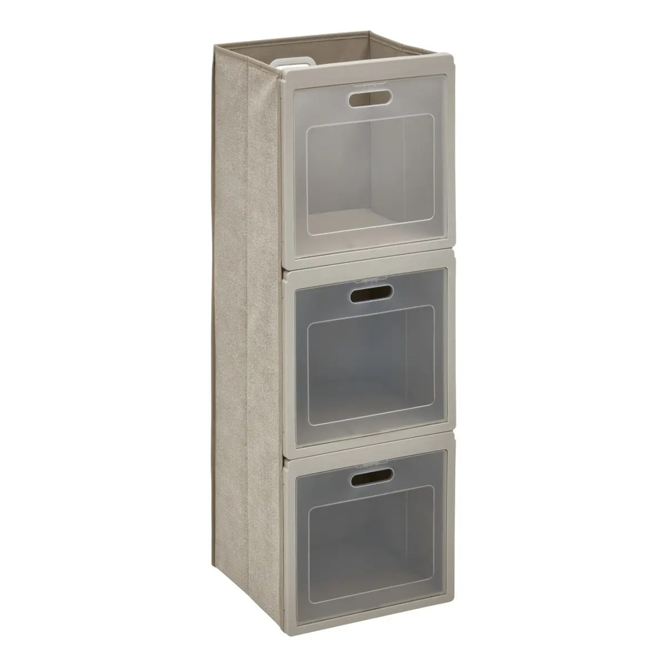 Rangement 3 cases pliable Cube'N Door 30,5x91cm beige