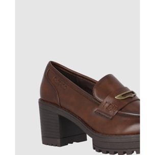 Zapatos - Marron - Tacón: 6 cm