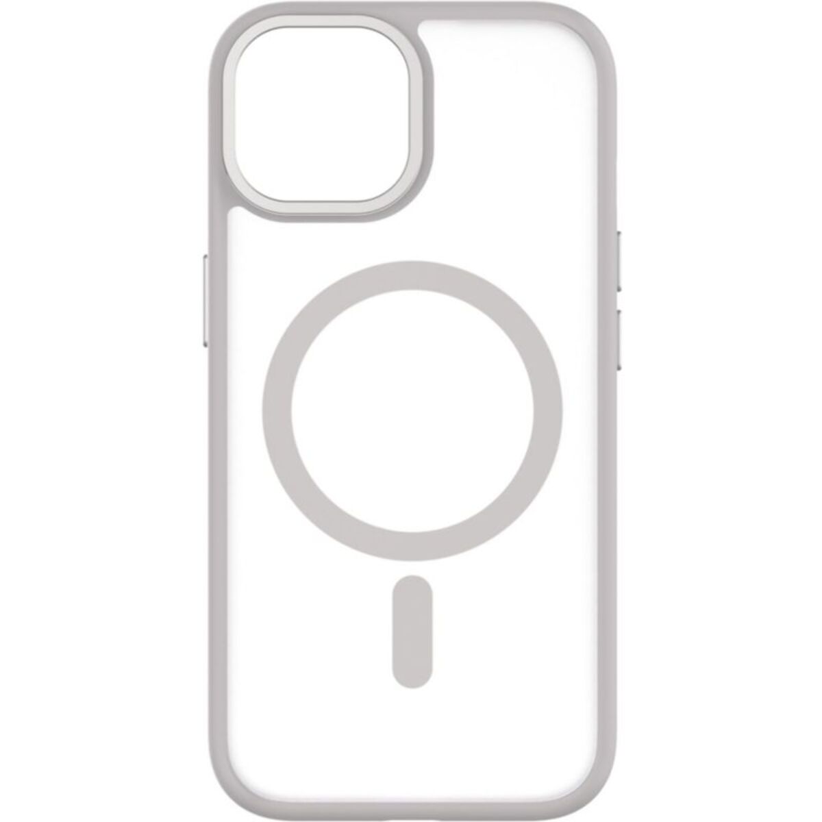 Coque bumper QDOS Iphone 15 Hybrid soft SNAP MagSafe blanc