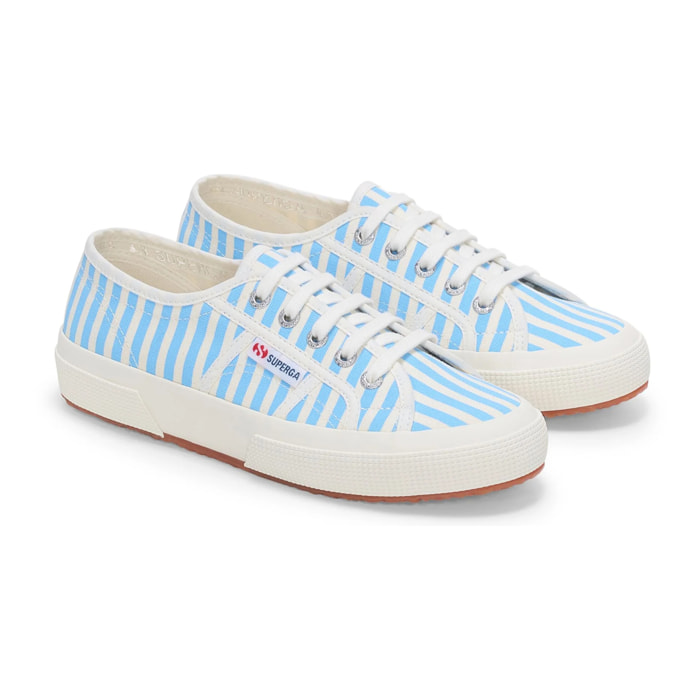 Le Superga Uomo Donna Marrone 2750 Stripes Print