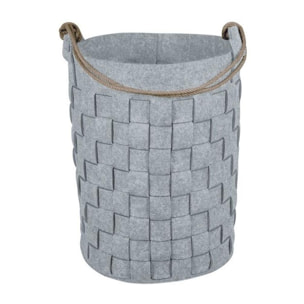 Panier à linge COSYHOME 70L Gris Spirella