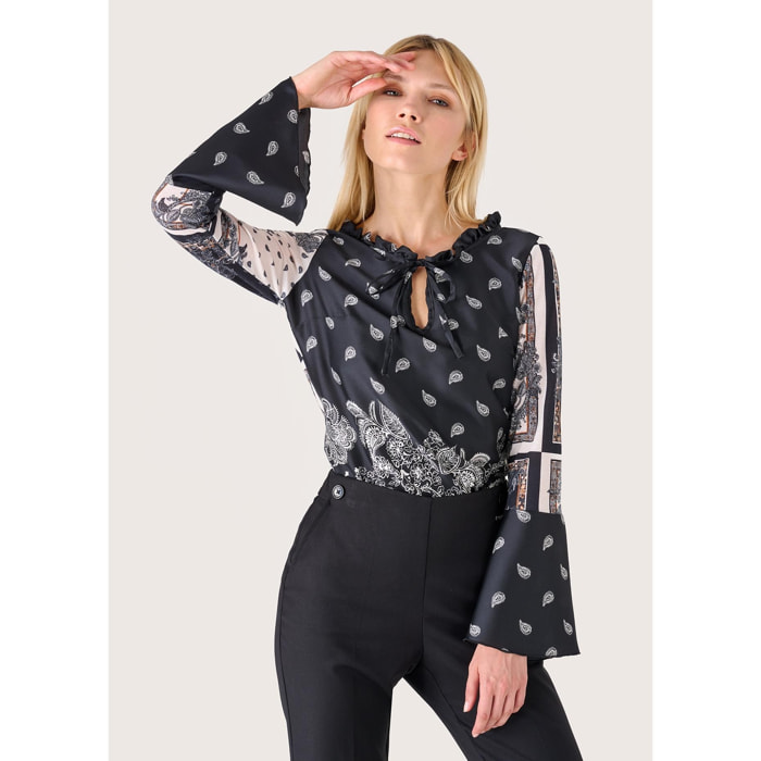 Blusa Camomilla Black-Lana