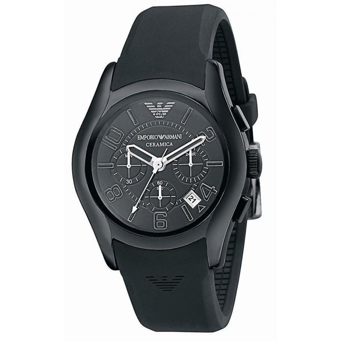 Reloj Armani AR1430 Hombre Analogico Cuarzo con Correa de Caucho