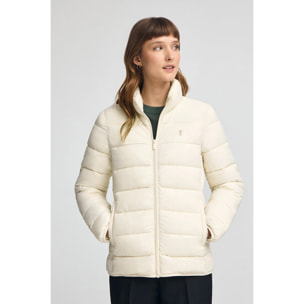 Chaqueta Salma Embroidery color crudo con logo Rigby Go