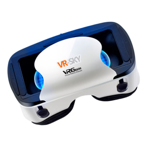 Gafas de realidad virtual SKY Blu-ray. Protección contra luz azul, vista panorámica 360º. Compatibles con IOS, Android, HarmonyOS.