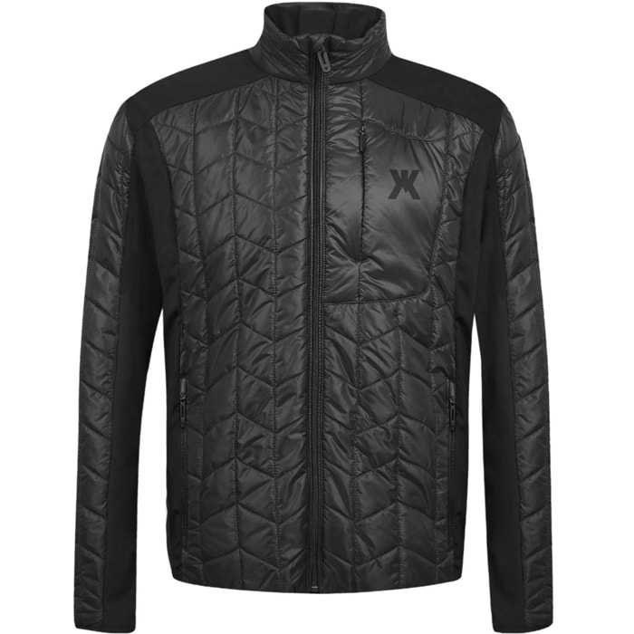 Chaqueta híbrida aislante para hombre KUSTOM MOTUS Hybrid Insulated - Negro