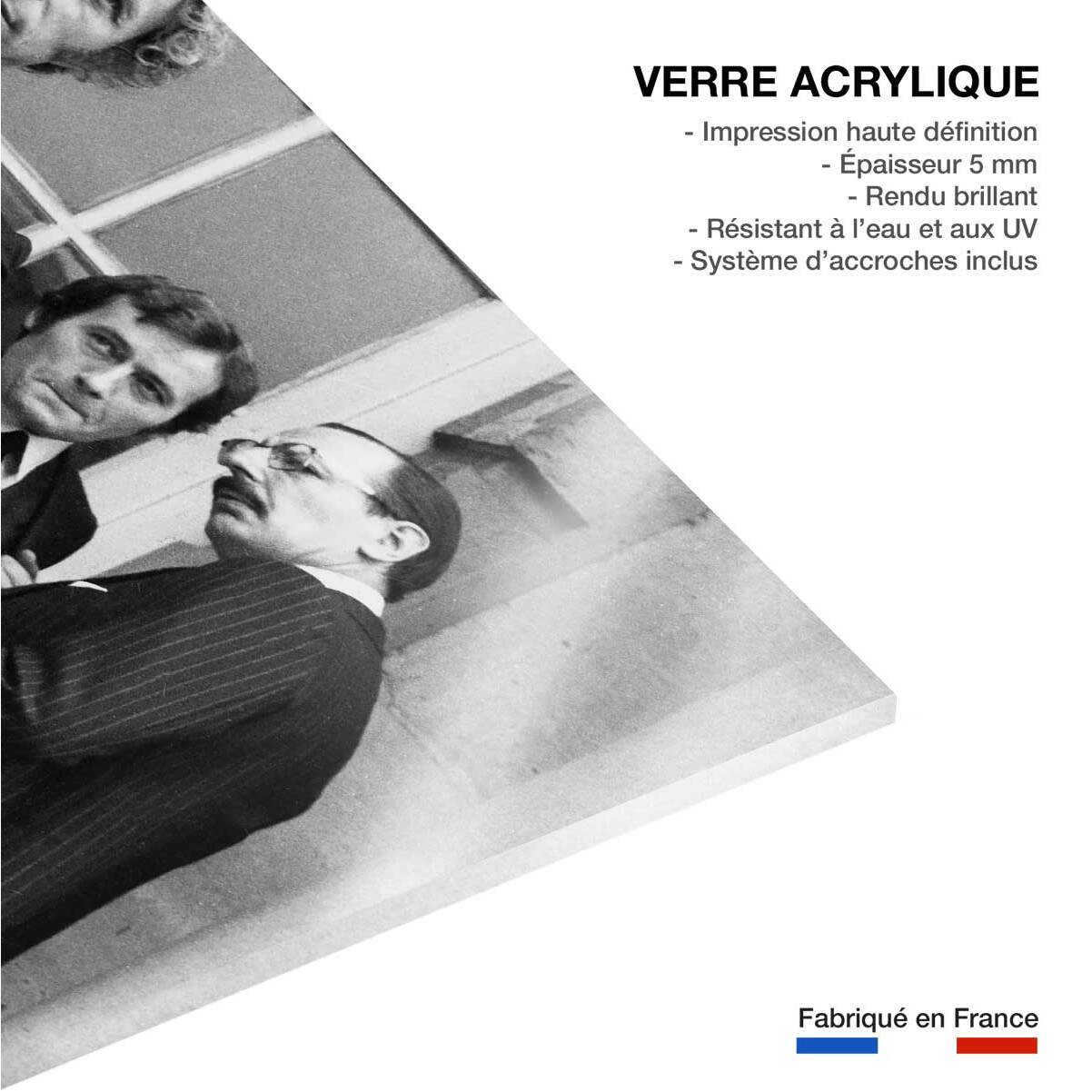 Tableau le retour du grand blond en 1974  Tableau plexiglas