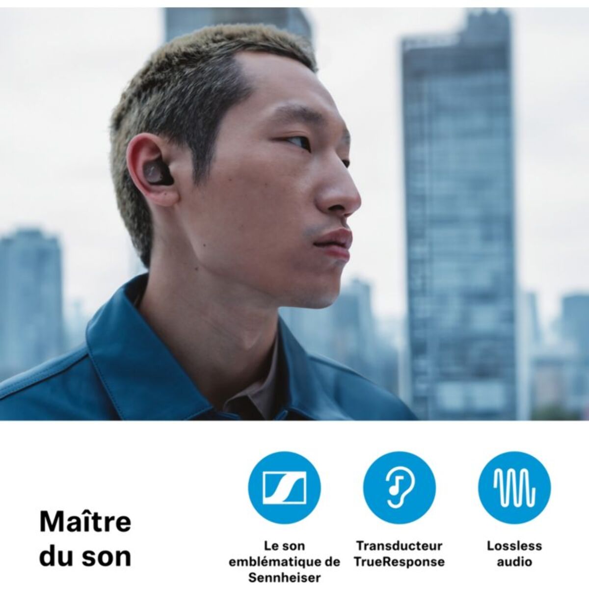 Ecouteurs SENNHEISER Momentum True Wireless 4 Noir et Bronze