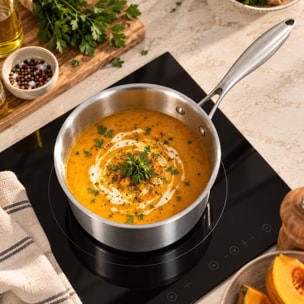 Casserole trinox 16cm en acier inoxydable