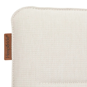 Chaise de jardin empilable "Diese" ivoire & argile aluminium et texaline