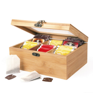 Boîte à Thé Excelsa – Eco Living, Bambou Beige