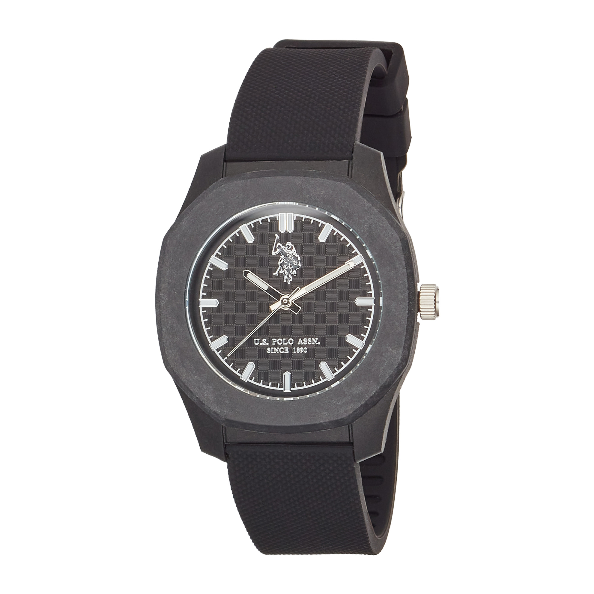 Orologio U.S. Polo Assn. in resina nera