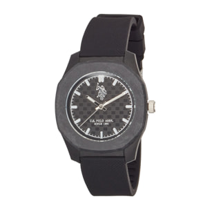 Orologio U.S. Polo Assn. in resina nera