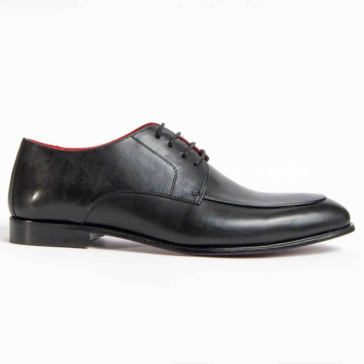 Zapato Oxford De Piel - Negro