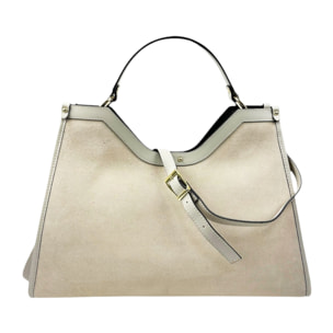 Borsa a spalla Cheval Firenze Capri F/W Beige