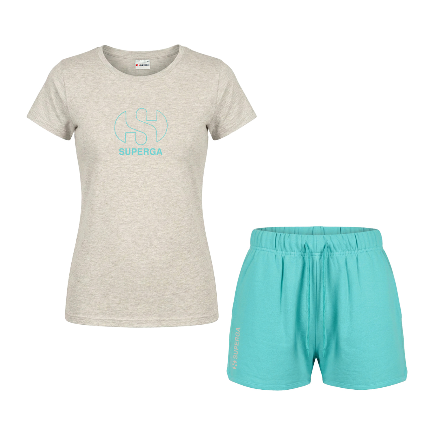 Completo Donna SUPERGA Cotone Jersey Manica Corta