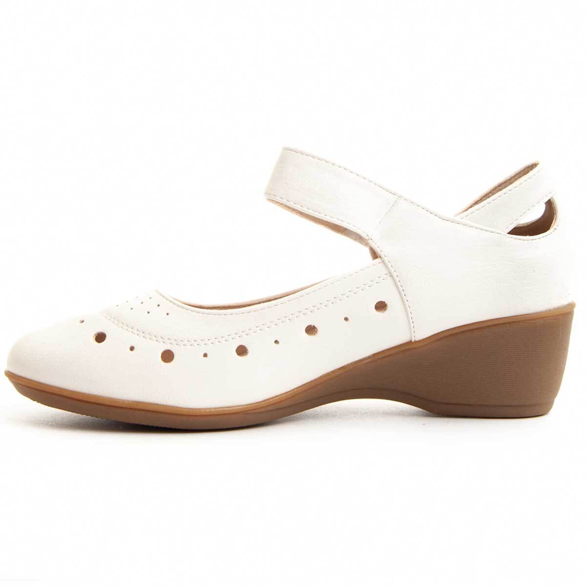 Mocasines de Cuña - Blanco - Altura: 3 cm