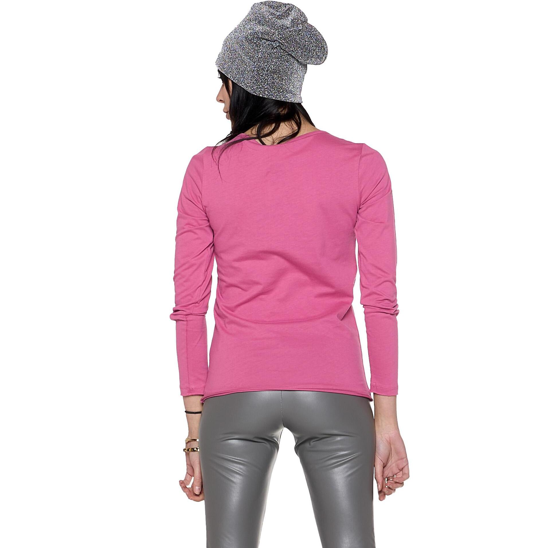 Camiseta de mujer de manga larga con estampado "Perla"