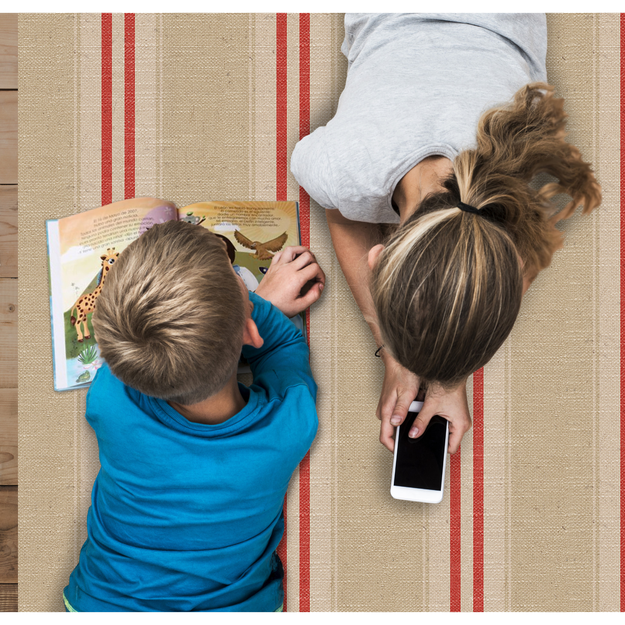 Alfombra de vinilo CERAMIKO, Joau, imitación textil 50x100 cm