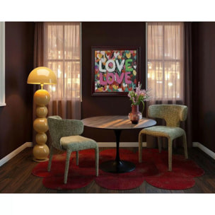 Tapis Marroni 240x170cm rouge Kare Design