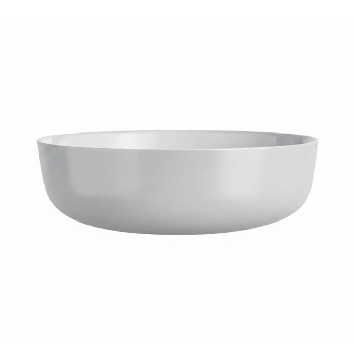 Plat rond gris 26 cm en opale - Smart Cuisine Wavy Granit - Luminarc