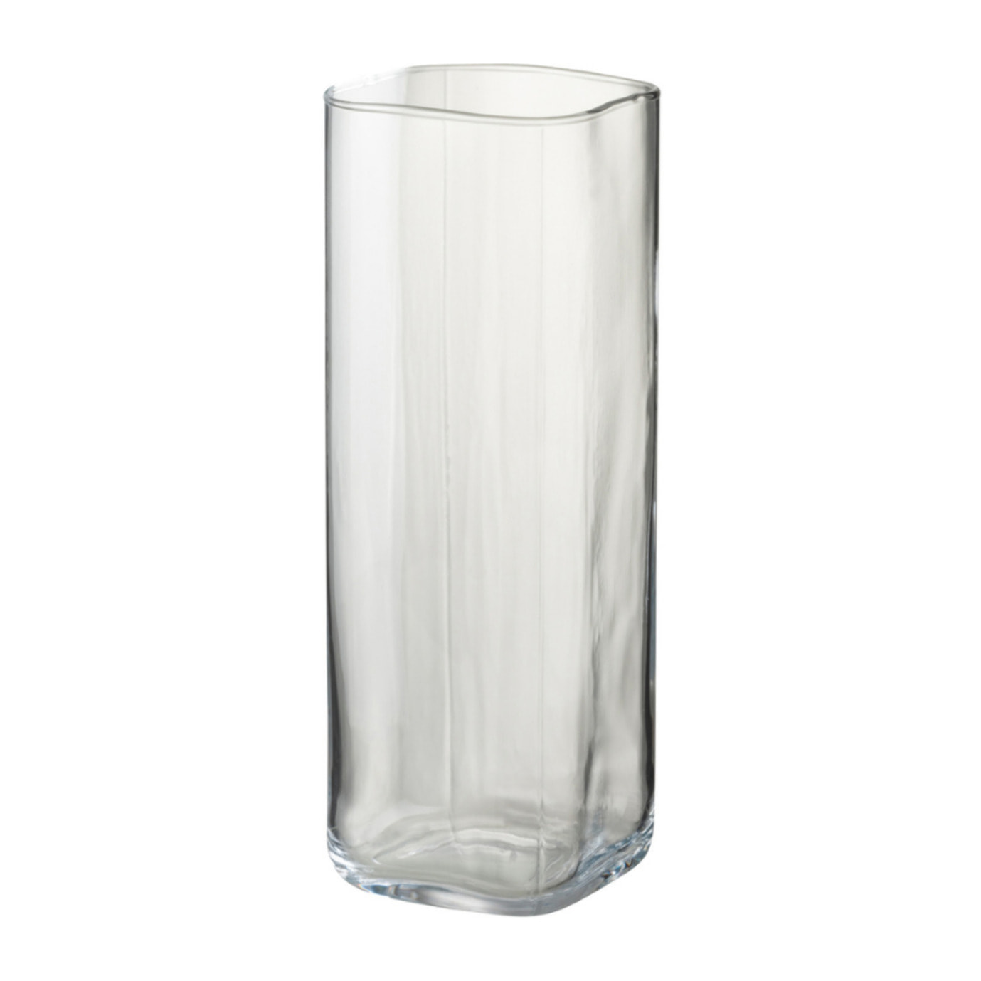 J-Line  vase Droit Carré - verre - transparent - small - 32 cm de hauteur