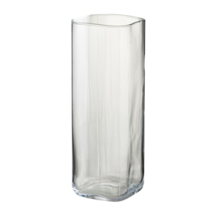 J-Line  vase Droit Carré - verre - transparent - small - 32 cm de hauteur