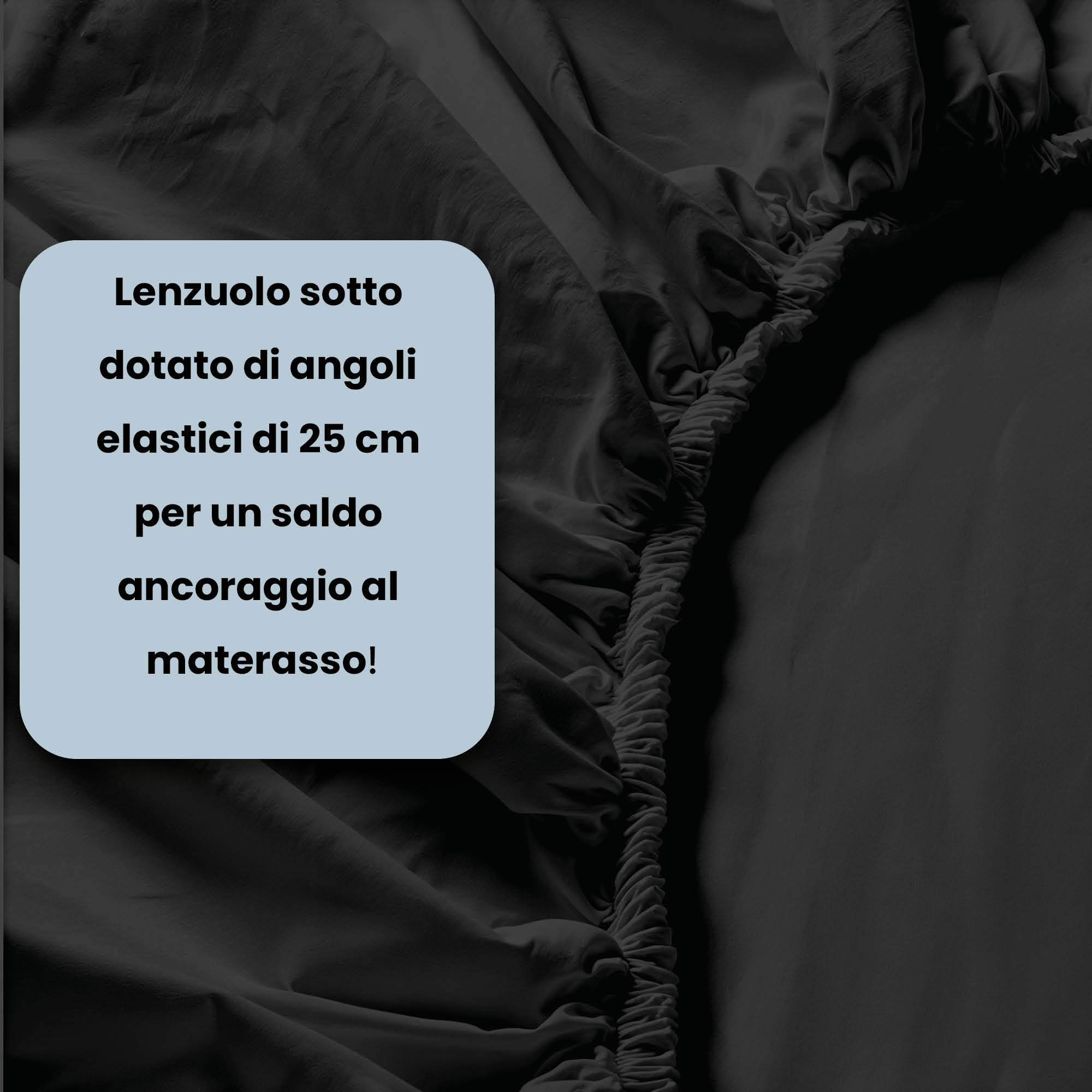 LENZUOLO SOTTO CON ANGOLI MAX COLOR, 100% COTONE MADE IN ITALY