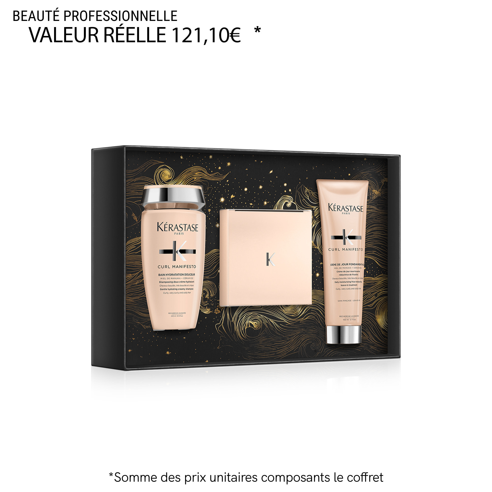 Curl Manifesto - Coffret routine pour cheveux bouclés, frisés et crépus