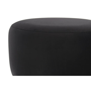 Pouf Rebecca con frange e anello d'argento