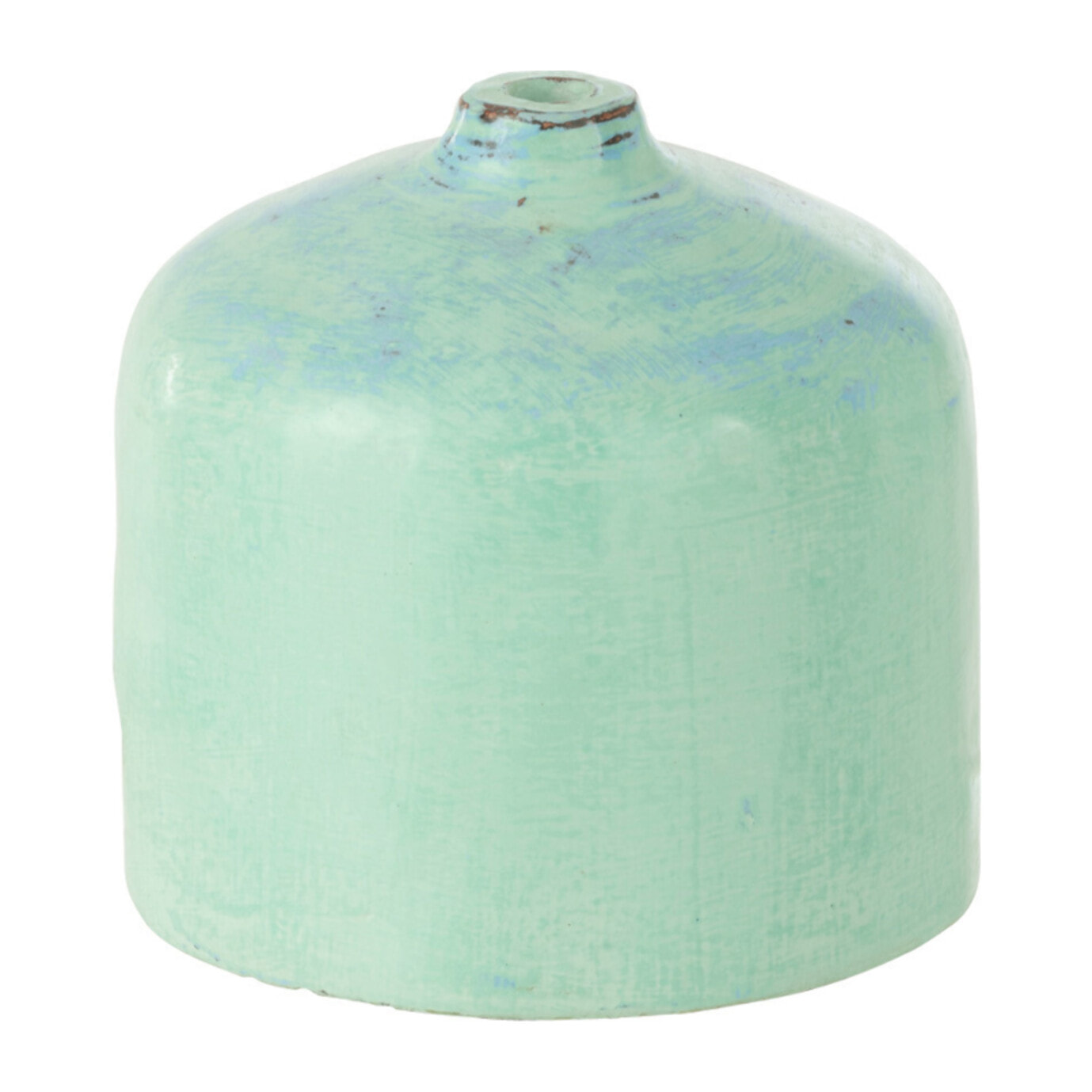 J-Line Vase Leonard Terracotta Bleu Small